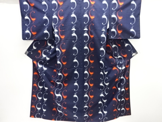 Japanese Kimono / Tsumugi Omeshi Silk